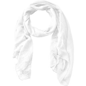 woogwin Women's Cotton Scarves Lady Light Soft Fashion Solid Scarf Wrap Shawl (White)
