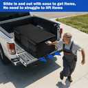 Mixsuper Truck Bed Organizer Fits Any Truck Size, Heavy Duty Truck Bed Storage With Straps For Groceries, Adjustable Trunk Organizer For Suv For Pickup, Convenient Accessories For Installation