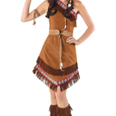 fun shack Native American Costume for Women, Warrior Princess Costume, L