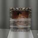11x14 Picture Frame Silver Ornate Vintage Antique for Wall Display, Gothic Baroque Frame Fits 8x10 Photos with Mat