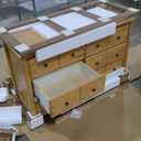 Namesake Liberty 6-Drawer Dresser in Honey, Fully Assembled, Greenguard Gold Certified, Smooth Glide, Adult and Child Nursery Dresser, Vintage/Apothecary Design