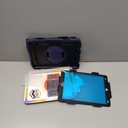 SEYMAC stock Case for iPad 9th/ 8th/ 7th Generation 10.2'', Shockproof with Screen Protector, Pencil Holder [360 Rotating Hand Strap] & Stand, for iPad 10.2 inch 2021-2019 (Navy Blue)