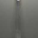 Frameless Shower Door Bottom Seal with Drip Rail 5/16" Thick Glass 27.5" Long Sweep - Glass Door Seal Strip Stop Shower Leaks