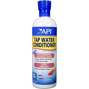 API TAP WATER CONDITIONER Aquarium Water Conditioner 16-Ounce Bottle (White)