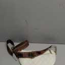 Eslcorri Small Crossbody Sling Bag for Women Trendy - Fanny Packs Leather Chest Belt Bum Bag Anti Theft Purse for Travel (090 Off White)