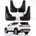 4Pcs Mud Flaps fit for 2023 2024 2025 Hyundai Santa Fe Mud Guards Front Rear Mudflaps Splash Guard Protector Accessories