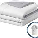 Vesta All-Season Silk Comforter, Quilt and Duvet Insert for Hot Sleepers, 100% Silk Fill with 100% Cotton Shell, Luxuriously Soft, Moisture-Wicking, King Size (Grey, Silk Weight: 3.7lbs), King/Cali King