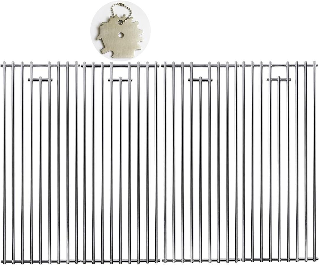 Bull Lion Premium BBQ Grill Grate Replacement - 7mm, 4 Pack, Fits Angus, Brahma, Lonestar Select, Outlaw Steer, 7 Burner, L60000, L75000, L90000