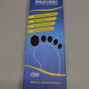 Plantar Fasciitis Feet Insoles Arch Supports Orthotics Inserts Relieve Flat Feet, High Arch (Mens 10-10 1/2 | Womens 12-12 1/2) (Gray)