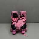 Ruthfot Women's and Girl's Classic Roller Skates with Light up Wheels and Love Heart Pattern, High-top PU Leather Rollerskates… Size 34