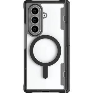 Ghostek Covert Clear Fold 7 Case with Built-in Kickstand, MagSafe and Full Hinge Protection Designed for 2025 Samsung Galaxy Z Fold7 (8") (Smoke Matte)