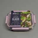 Ello Duraglass Meal Prep Container- Glass Food Storage Container with Silicone Sleeve and Airtight BPA-Free Plastic Lid, Dishwasher, Microwave, and Freezer Safe