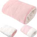 Baby Feeding Arm Pillow Breastfeeding Bottle Nursing Cozy Cradle Pillow for Newborn Soft Double Sided Muslin Cotton Head Support Comfortable Feeding for Mom(Pink,Simple)