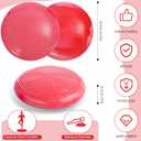 Libima 4 Pcs Wiggle Seat for Sensory Kids Inflated Wobble Cushion Sensory Seat Cloud Design Flexible Seating for Classroom Elementary Balance Disc for Kids Adult Pet Training