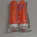 HydraPak Breakaway Surge Lightweight Bike Water Bottle 2-Pack (20oz, 25oz, 30oz) - High Flow, Cycling & Sports Squeeze Bottle (Orange)