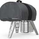 Gozney Roccbox Portable Pizza Oven Cover, 900D Waterproof Cover for Outdoor Pizza Oven with Heavy-Duty Strap for Ease Transport, Black