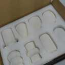 Set of 12 White Ceramic Vase for Pampas Grass Flowers, Japandi Small Vases in Bulk for Wedding Centerpieces, Shelf and Table Decorations, Living Room and Bedroom Decor, DIY Gift