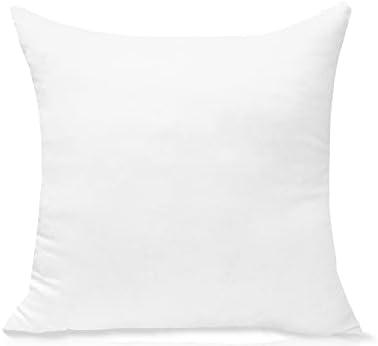 JIEITIVE Throw Pillow Inserts Hypoallergenic Premium Pillow Stuffer Square Form for Decorative Pillow Covers Cushion Bed Couch Sofa Set of 3 -20 x 20 Inches 