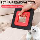 Pet Hair Removal Tool,Cat Dog Hair Removal Tool for Car Interior, Couch, Furniture, Lint,Clothes, Carpet(Black)