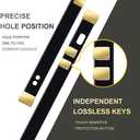 DAIZAG Case Compatible with iPhone 15,Golden Shockproof Phone Gift Case,Roses and Skeletons