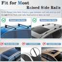 50.3” All-Metal 330 lbs Roof Rack Cross Bars with T-Slot, Universal Fit for Raised Side Rails, Heavy Duty Aluminum Crossbars for Cargo Carrier, Kayak and Luggage, Lock-Free Design