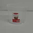 Rubbermaid Flex and Seal Cereal Keeper, 1.5 Gallon, BPA-Free, Clear with Red Lid, Airtight