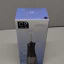 Water Dental Flosser Cordless for Teeth, 350ML Water Dental Flosser Teeth Pick 4 Modes Portable Oral Irrigator with 4 Jet Tips Rechargeable Flossers Oral Irrigator IPX7 Waterproof for Home Travel (Black)