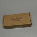 Ravinte Hardware 6 Pack Black Cabinet Handles, 5.9 Inch (150mm) Finger Edge Pulls, 5 Inch Hole Center, Finger Pulls for Cabinets