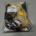 2 x Happy Birthday Decorations Banner and Balloons, Happy Birthday Banner Sign Party Supplies Hanging Decorations Black Gold