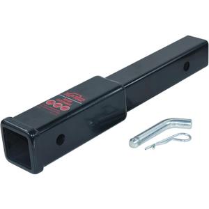 TOPTOW Trailer Hitch Extender, 12-inch Extension Length, Fits 2-inch Receiver, 3500lbs, 5/8 inch Hitch Pin and Clip Included