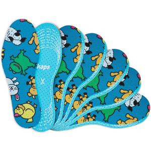 Kids Shoe Insoles | 6 Pairs Pack | Cool Design | Cut to Size | Breathable and Blister preventing | Ensuring Comfort and Freshness |Inserts for Everyday use | Kaps Offspring