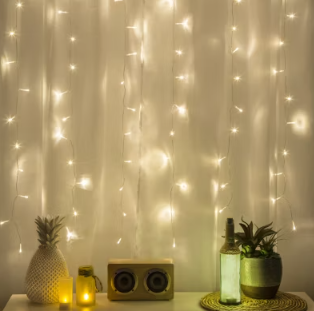 West&Arrow Curtain Lights 96 LEDs