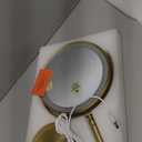 Lighted Makeup Mirror, 3000 mAh Rechargeable Double Sided Magnifying Vanity Mirror with 3 Colors, 1x/10x, 360 Rotation , Brightness Adjustable Magnification Cosmetic Light up Mirror, Women Gift (Brushed Bronze)