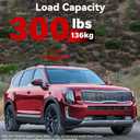 300lbs Roof Rack Cross Bars Compatible with Kia Telluride 2019-2026 S EX SX SX-P (Except X-Line and X-Pro), Aluminum Lockable Flush Roof Rails Crossbars for Rooftop Cargo Carrier Luggage Canoe