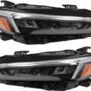 Nakkaa Headlight Assembly Compatible with Civic Touring/Sport/LX 2022-2025
Headlamp Driver & Passenger Side 33150-T20-A22 33100-T20-A22