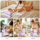 Chefhandy Wipe Warmer with Adjustable Temperature, Silent Heating & Large Capacity | Constant Warmth for Baby or Adult Wipes, Purple