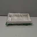 Bathroom Tray Wicker Toilet Paper Basket Toilet Tank Trays for Countertop Storage Behind Bathroom Tray Organizer Toilet Tank Top Basket Suitable for Any Home Dcor Style (9.8x5.9x2.36 In, Beige)