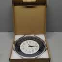 OCEST 12 Inch Wall Clocks Crushed Diamond Night Light, Silent LED Sparkle Glow in The Dark Decorative Large Display Clock for Bedroom, Living Room, Kitchen - Blue