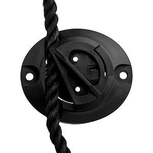 No-Knot Fender Cleat for Boat Gunnel Tracks, Fits 1/4" Rope, Boat Fenders Use On Most Gunnel Track Systems, Versatrack Boat Accessories,(Only Including Fender Cleat, No Installation Hardware), PCS 2