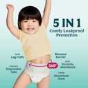 Pampers Diapers - Swaddlers 360° - Size 7, 84 Count, up to 100% Leakproof Comfy Dry Fit, Designed for Easy Changes, Pull On Baby Diaper
