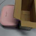 Mini Makeup Bag with Led Mirror, Small Travel Make up Bag 3 Light Modes Adjustable Brightness, for Women Organizer Cosmetic Bag, Portable Travel Train Toiletry Bag, for Pool Parties Work Touch-Ups