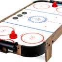 GoSports 40 Inch Table Top Air Hockey Game for Kids - Oak