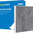 PHILTOP Cabin Air Filter w/Activated Carbon, Compatible with CF11643 Volkswagen Jetta, Tiguan, Atlas, Taos, Atlas Cross Sport, GTI, Golf, Golf Alltrack, Golf SportWagen, e-Golf, Golf R, Arteon