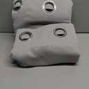 NICETOWN Noise and Lights Block Out Curtains, Thermal Insulated 100% Blackout 2-Layer Lined Drapes, Noise Cancellation Window Draperies for Dining Room (Silver Grey, 2 Panels, 37-inch W by 63-inch L)