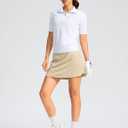 Viodia Golf Skirts for Women with Shorts High Waisted Tennis Skorts with 4 Pockets Lightweight Athletic Skort (XXL)