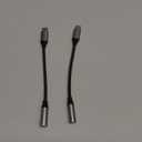 USB C to 3.5mm Headphone Jack Adapter(2 Pack), USB-C to Aux Audio Dongle Cable for iPhone 17 Pro Max/17 Pro, 16/15 Pro Max, 16/15 Pro, Galaxy S23-S21 Ultra, Pixel, iPad Pro, MacBook (Black)