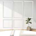 30 Pcs Peel and Stick Wall Molding Kit, Assemble Wall Molding Panels Peel and Stick Molding Trim for Walls Moulding Premade Wainscoting Panels Pre Cut Wall Molding Trim for Home Decor