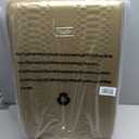 Bioworld Rachel Roy 20 Gold Snakeskin Hard Cover Carry-On Luggage
