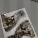 Decorative Bookends for Shelves, Dog Book Ends for Heavy Books, Labrador Retriever Statues Bookends for Heavy Books with Anti-Slip Base Book Holders for Home Office Decor (Gold)