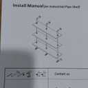 Industrial Pipe Wall Shelves Pipe Shelving,Natural Wood 60 Inches Long Walnut Floating Shelves for Wall Farmhouse Pipe Book Shelves for Kitchen,Living Room, Bar Shelving